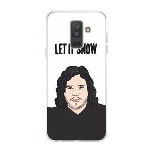 CaseCompany Let It Snow: Samsung Galaxy A6 Plus (2018) Transparant Hoesje
