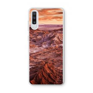 CaseCompany Mars: Samsung Galaxy A70 Transparant Hoesje
