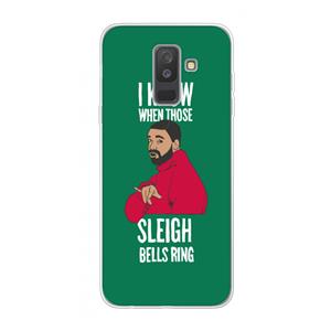 CaseCompany Sleigh Bells Ring: Samsung Galaxy A6 Plus (2018) Transparant Hoesje