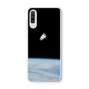CaseCompany Alone in Space: Samsung Galaxy A70 Transparant Hoesje