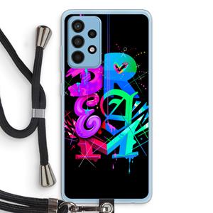 CaseCompany Dream: Samsung Galaxy A52 Transparant Hoesje met koord