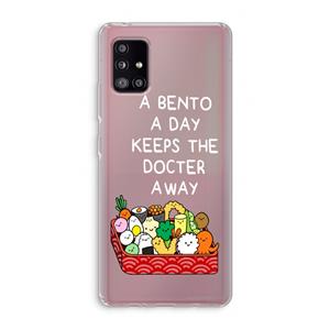 CaseCompany Bento a day: Samsung Galaxy A51 5G Transparant Hoesje