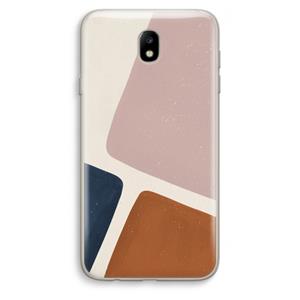 CaseCompany Geo #2: Samsung Galaxy J7 (2017) Transparant Hoesje