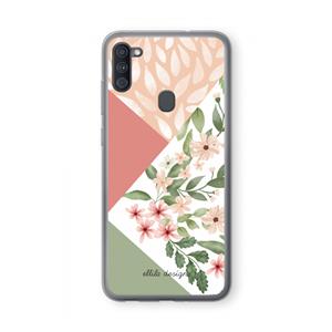 CaseCompany Sweet heaven geometrics: Samsung Galaxy A11 Transparant Hoesje