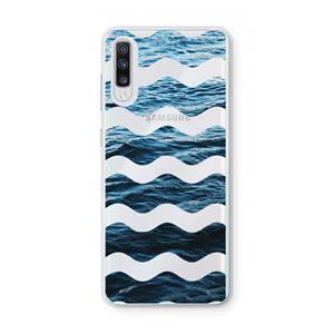 CaseCompany Oceaan: Samsung Galaxy A70 Transparant Hoesje