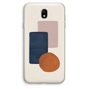 CaseCompany Geo #3: Samsung Galaxy J7 (2017) Transparant Hoesje