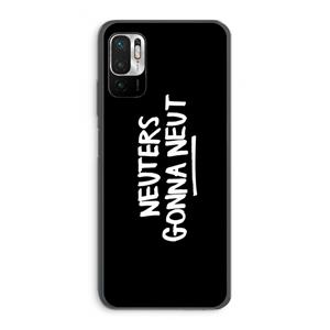 CaseCompany Neuters (zwart): Xiaomi Redmi Note 10 5G Transparant Hoesje
