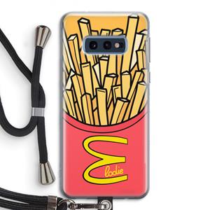 CaseCompany McElodie: Samsung Galaxy S10e Transparant Hoesje met koord
