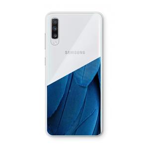 CaseCompany Pauw: Samsung Galaxy A70 Transparant Hoesje