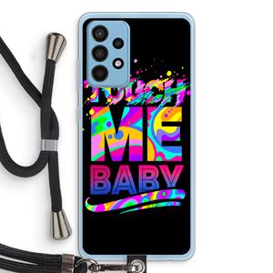 CaseCompany Touch Me: Samsung Galaxy A52 Transparant Hoesje met koord