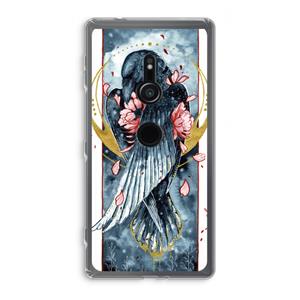 CaseCompany Golden Raven: Sony Xperia XZ2 Transparant Hoesje