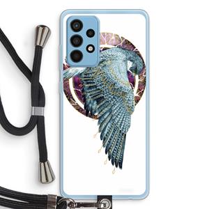 CaseCompany Golden Falcon: Samsung Galaxy A52 Transparant Hoesje met koord