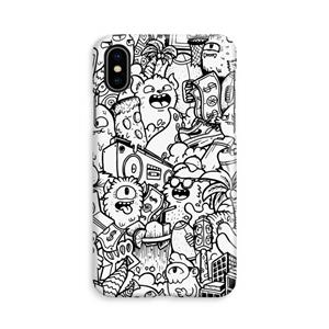 CaseCompany Vexx City #2: iPhone X Volledig Geprint Hoesje