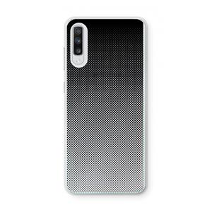 CaseCompany Musketon Halftone: Samsung Galaxy A70 Transparant Hoesje