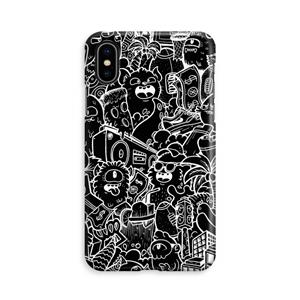 CaseCompany Vexx Black City : iPhone X Volledig Geprint Hoesje