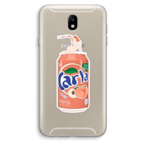 CaseCompany S(peach)less: Samsung Galaxy J7 (2017) Transparant Hoesje