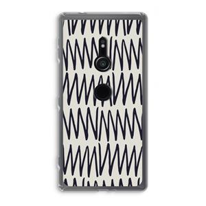 CaseCompany Marrakech Zigzag: Sony Xperia XZ2 Transparant Hoesje