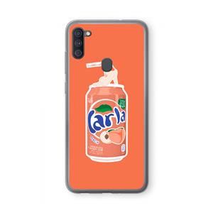 CaseCompany S(peach)less: Samsung Galaxy A11 Transparant Hoesje