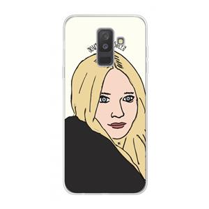 CaseCompany Ashley: Samsung Galaxy A6 Plus (2018) Transparant Hoesje