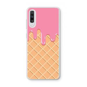 CaseCompany Ice cream: Samsung Galaxy A70 Transparant Hoesje