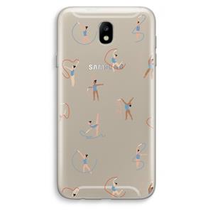 CaseCompany Dancing #3: Samsung Galaxy J7 (2017) Transparant Hoesje