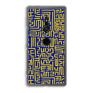 CaseCompany Majorelle Blue Print: Sony Xperia XZ2 Transparant Hoesje