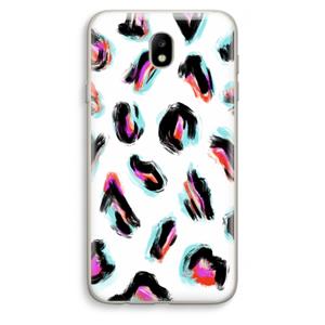 CaseCompany Cheetah color: Samsung Galaxy J7 (2017) Transparant Hoesje