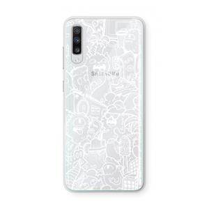 CaseCompany Vexx City #2: Samsung Galaxy A70 Transparant Hoesje