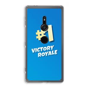 CaseCompany Victory Royale: Sony Xperia XZ2 Transparant Hoesje