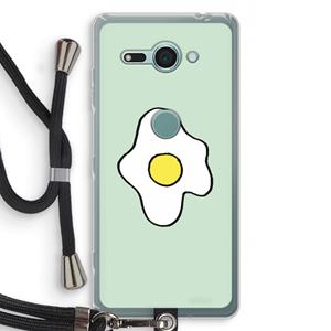 CaseCompany Spiegelei: Sony Xperia XZ2 Compact Transparant Hoesje met koord