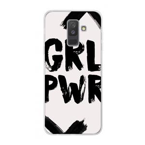 CaseCompany Girl Power #2: Samsung Galaxy A6 Plus (2018) Transparant Hoesje