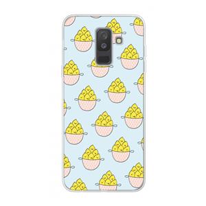 CaseCompany Citroenen: Samsung Galaxy A6 Plus (2018) Transparant Hoesje