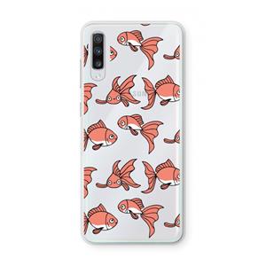 CaseCompany Blub: Samsung Galaxy A70 Transparant Hoesje