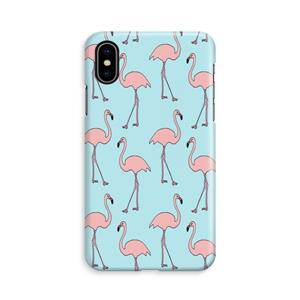 CaseCompany Anything Flamingoes: iPhone X Volledig Geprint Hoesje