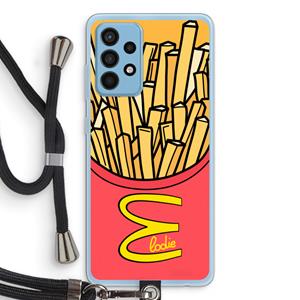 CaseCompany McElodie: Samsung Galaxy A52 Transparant Hoesje met koord