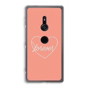 CaseCompany Forever heart: Sony Xperia XZ2 Transparant Hoesje