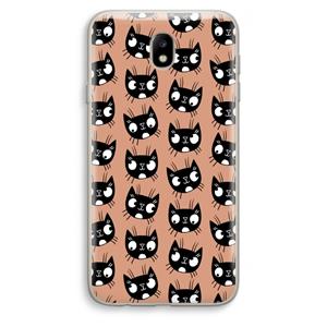 CaseCompany Kat: Samsung Galaxy J7 (2017) Transparant Hoesje