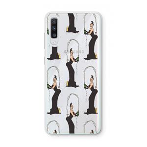 CaseCompany Pop Some Kim: Samsung Galaxy A70 Transparant Hoesje