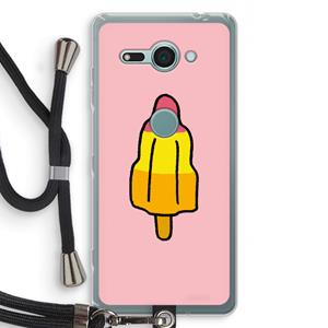 CaseCompany Raketijsje: Sony Xperia XZ2 Compact Transparant Hoesje met koord