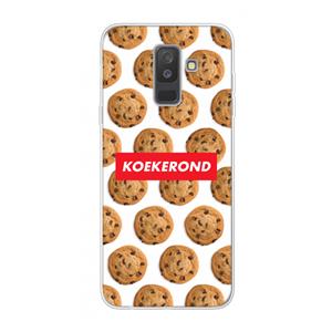 CaseCompany Koekerond: Samsung Galaxy A6 Plus (2018) Transparant Hoesje