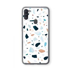 CaseCompany Terrazzo N°13: Samsung Galaxy A11 Transparant Hoesje