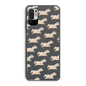 CaseCompany Ponys: Xiaomi Redmi Note 10 5G Transparant Hoesje