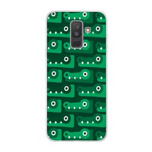 CaseCompany Crocs: Samsung Galaxy A6 Plus (2018) Transparant Hoesje