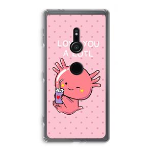CaseCompany Love You A Lotl: Sony Xperia XZ2 Transparant Hoesje