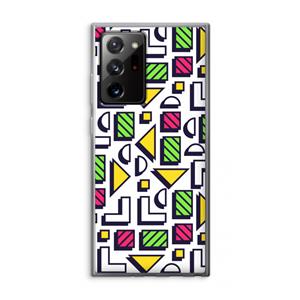 CaseCompany 8-bit N°4: Samsung Galaxy Note 20 Ultra / Note 20 Ultra 5G Transparant Hoesje