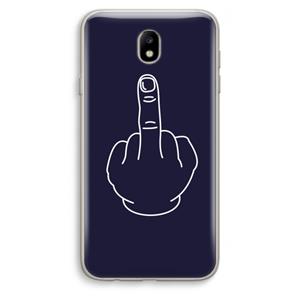 CaseCompany F**k U: Samsung Galaxy J7 (2017) Transparant Hoesje