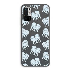 CaseCompany Octopussen: Xiaomi Redmi Note 10 5G Transparant Hoesje