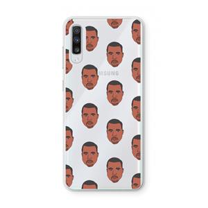 CaseCompany Kanye Call Me℃: Samsung Galaxy A70 Transparant Hoesje
