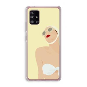 CaseCompany Summer: Samsung Galaxy A51 5G Transparant Hoesje