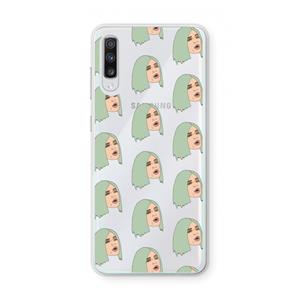 CaseCompany King Kylie: Samsung Galaxy A70 Transparant Hoesje